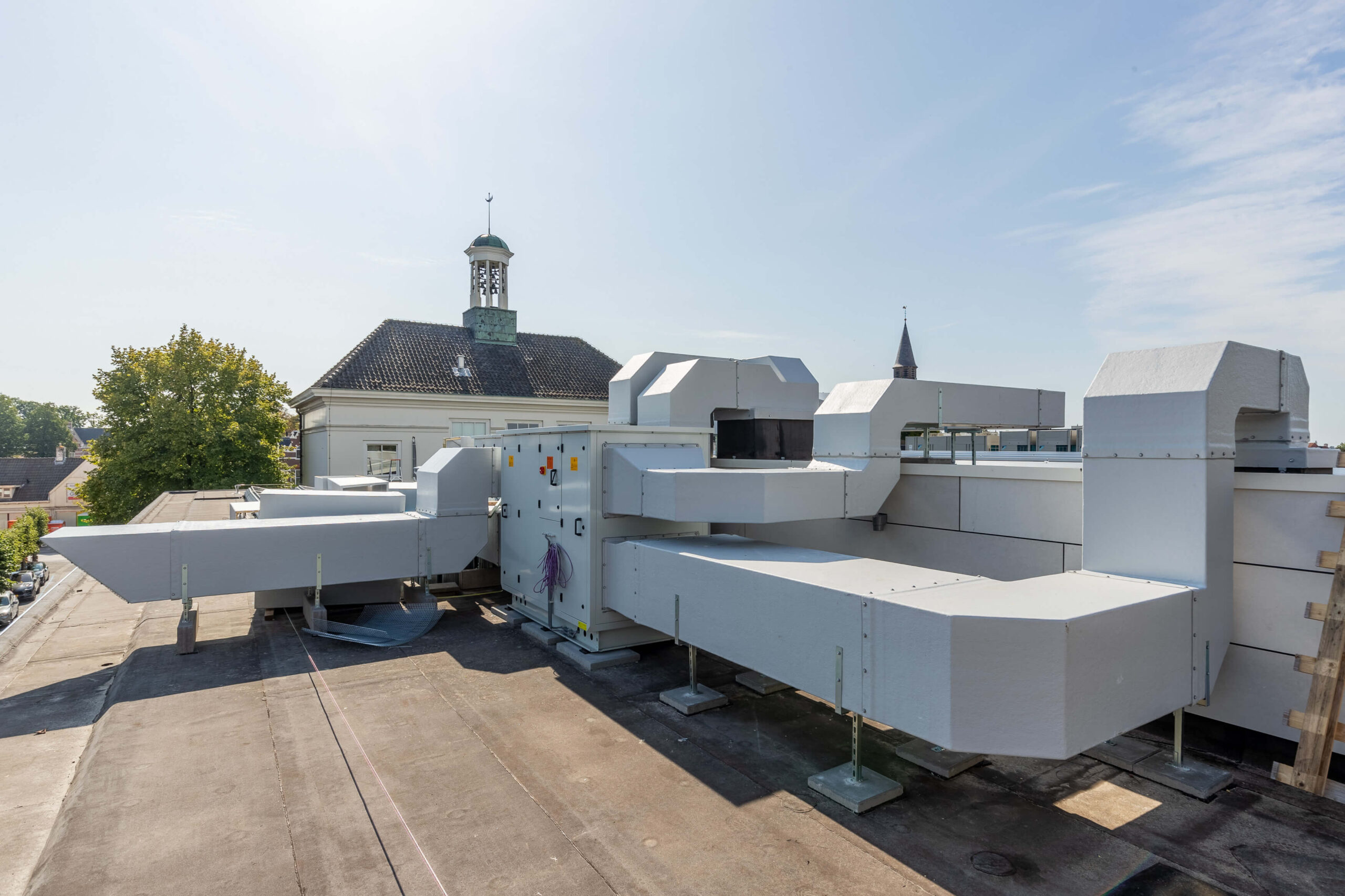 Daikin dakopstelling gemeentehuis Zundert
