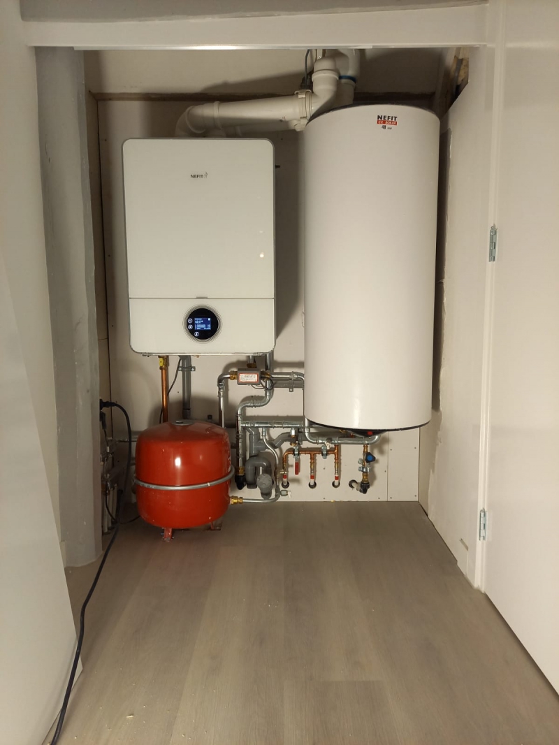 CV-ketel installatie